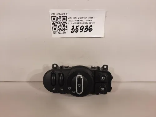 Interruttore Illuminazione 6824880 01 Mini MINI Cooper R56 2007