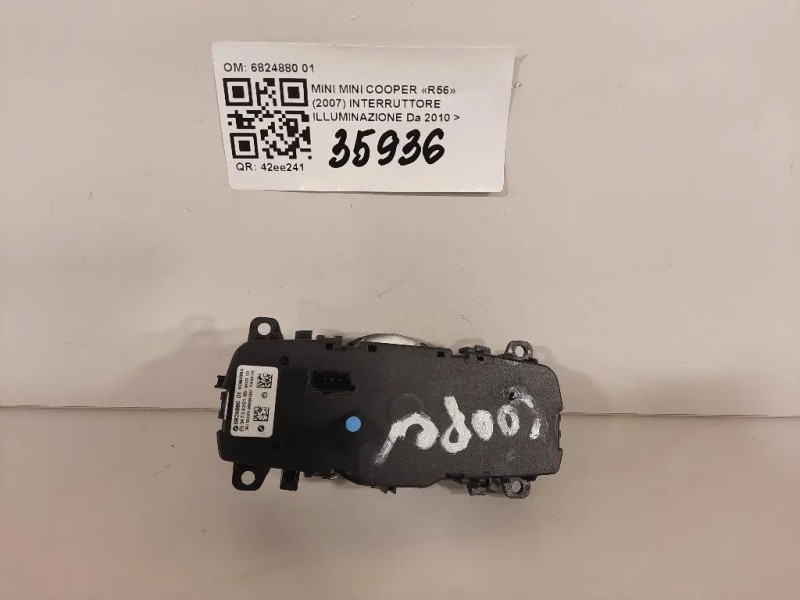 Interruttore Illuminazione 6824880 01 Mini MINI Cooper R56 2007