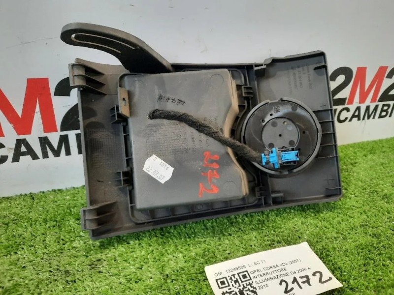 Interruttore Illuminazione 13249508 Opel Corsa D 2007