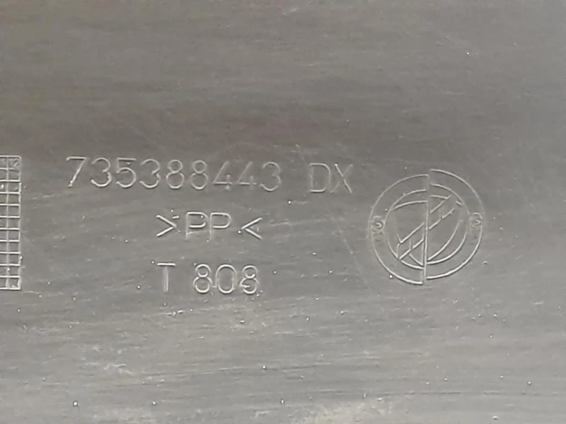 Paraurti Angolare POST DX 735388443 Fiat Doblò III 2010