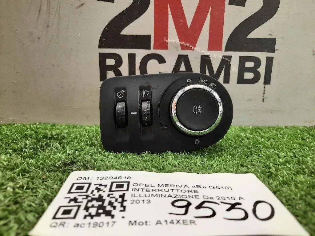 Interruttore Illuminazione 13294818 Opel Meriva B 2010