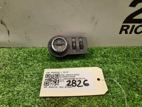 Interruttore Illuminazione 95297422 Opel Mokka 2013