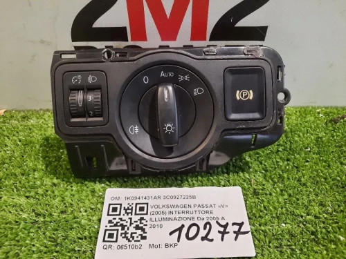 Interruttore Illuminazione 1K0941431AR 3C0927225B Volkswagen Passat V 2005