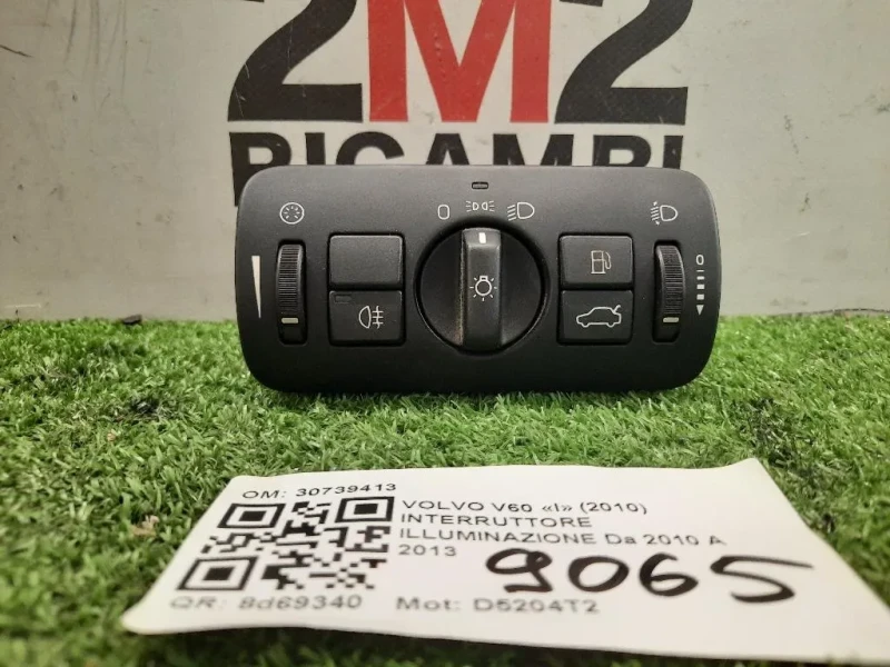 Interruttore Illuminazione 30739413 Volvo V60 I 2010