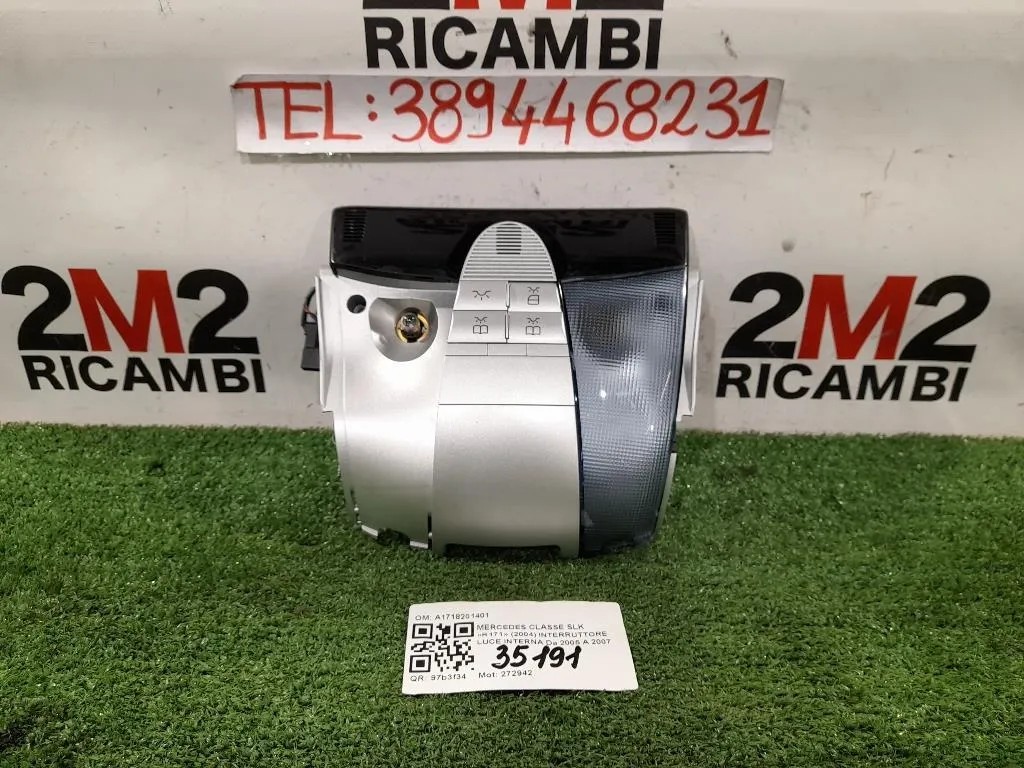 Interruttore LUCE Interna A1718201401 Mercedes Classe SLK R171 2004