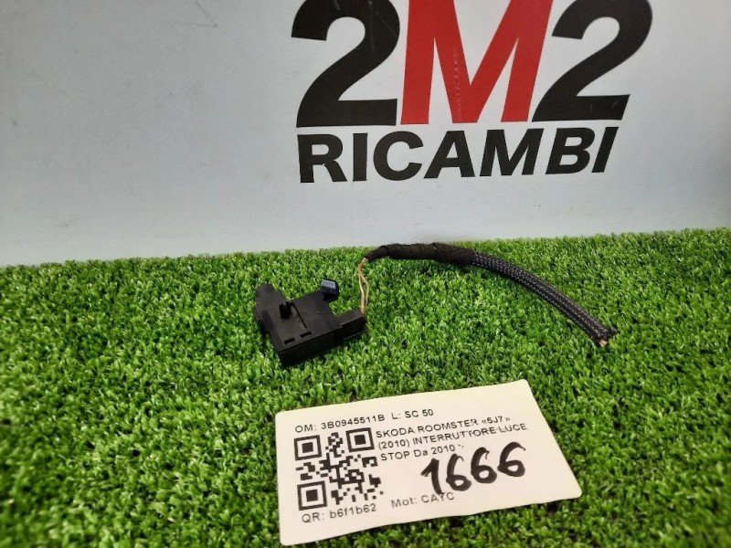 Interruttore LUCE STOP 3B0945511B Skoda Roomster 5J7 2010