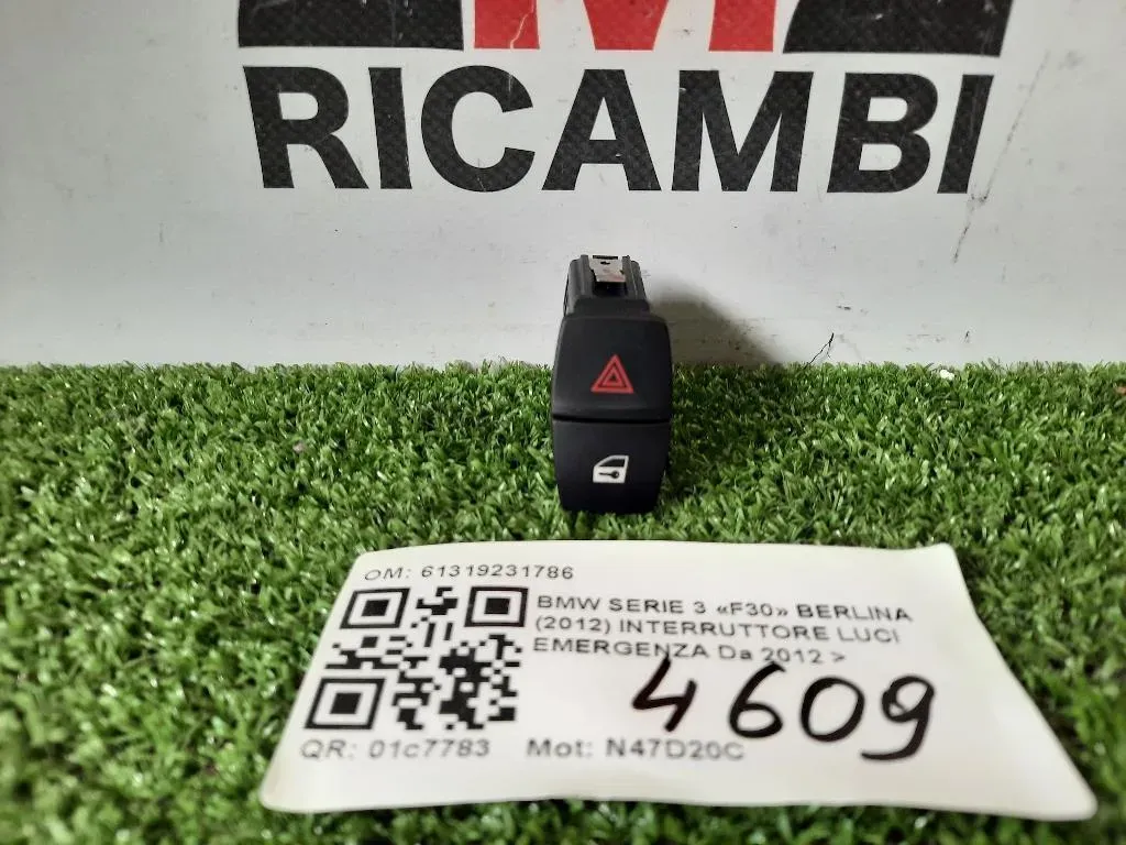 Interruttore LUCI Emergenza 61319231786 Bmw Serie 3 F30 Berlina 2012