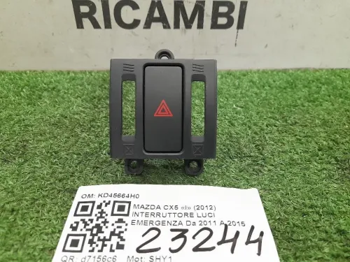 Interruttore LUCI Emergenza KD45664H0 Mazda CX5 I 2012