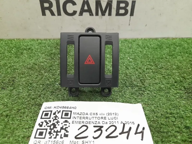 Interruttore LUCI Emergenza KD45664H0 Mazda CX5 I 2012
