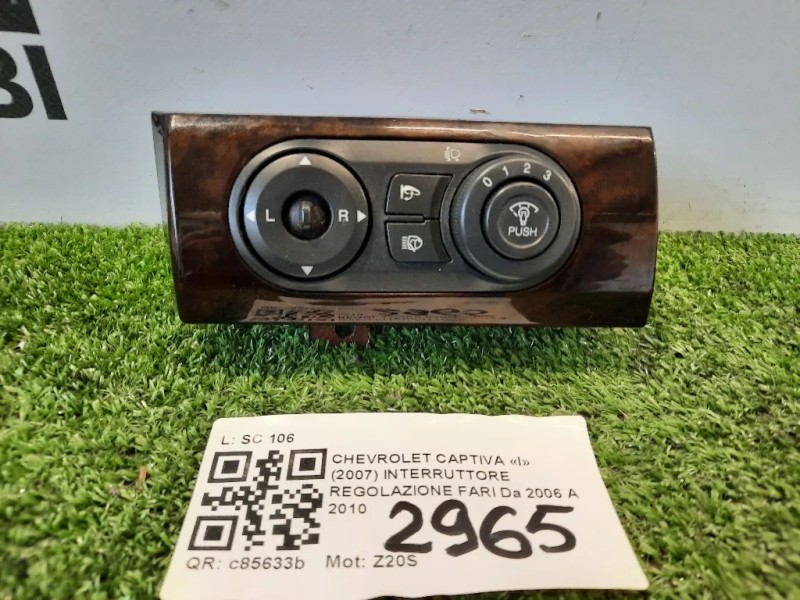 Interruttore Regolazione FARI  Chevrolet Captiva I 2007