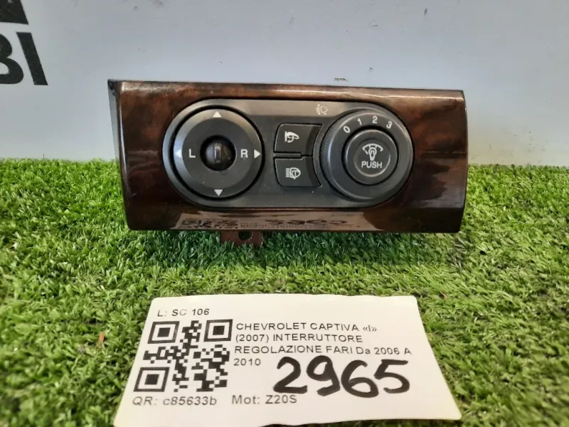 Interruttore Regolazione FARI Chevrolet Captiva I 2007