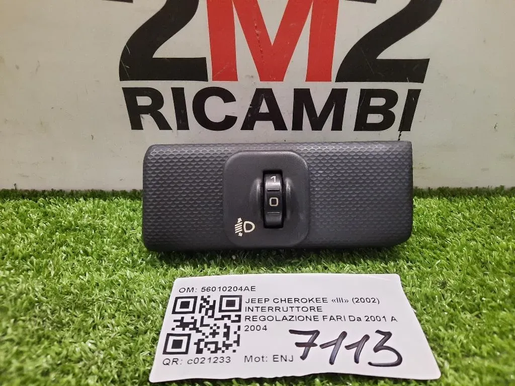 Interruttore Regolazione FARI 56010204AE Jeep Cherokee III 2002