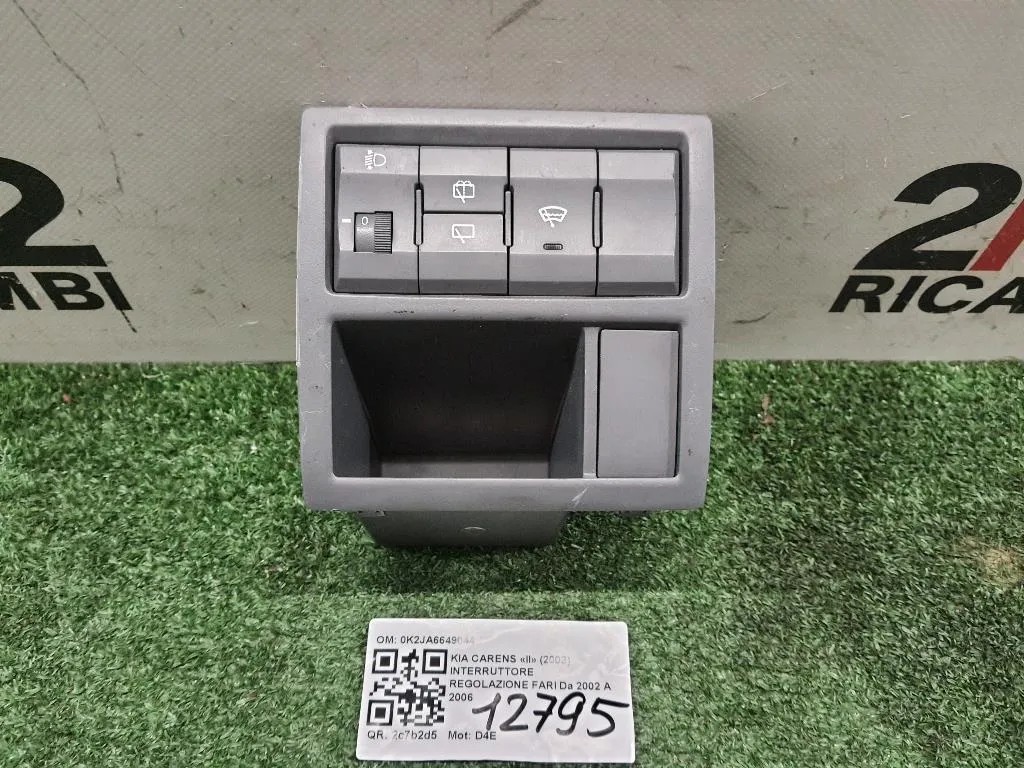 Interruttore Regolazione FARI 0K2JA6649044 Kia Carens II 2002