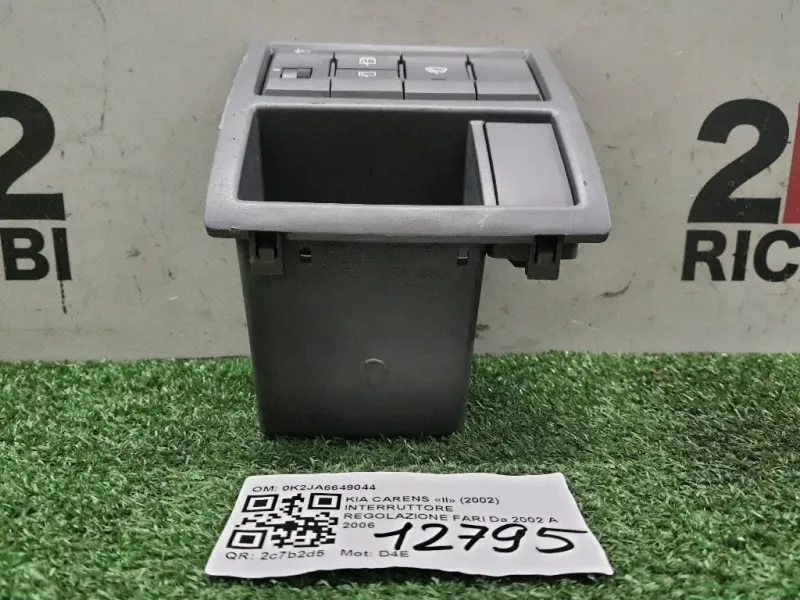 Interruttore Regolazione FARI 0K2JA6649044 Kia Carens II 2002