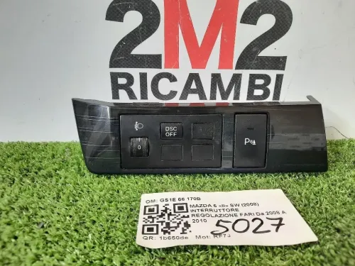 Interruttore Regolazione FARI GS1E 66 170B Mazda 6 II SW 2008