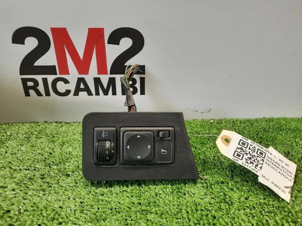 Interruttore Regolazione FARI 25190BJ00A Nissan Nv200 2009