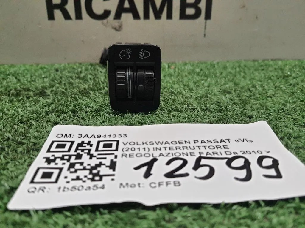 Interruttore Regolazione FARI 3AA941333 Volkswagen Passat VI 2011