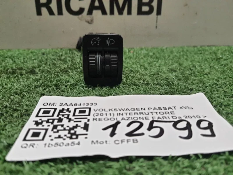 Interruttore Regolazione FARI 3AA941333 Volkswagen Passat VI 2011