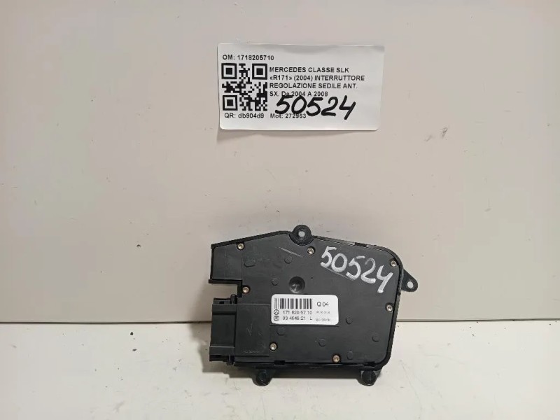 Interruttore Regolazione Sedile ANT SX 1718205710 Mercedes Classe SLK R171 2004