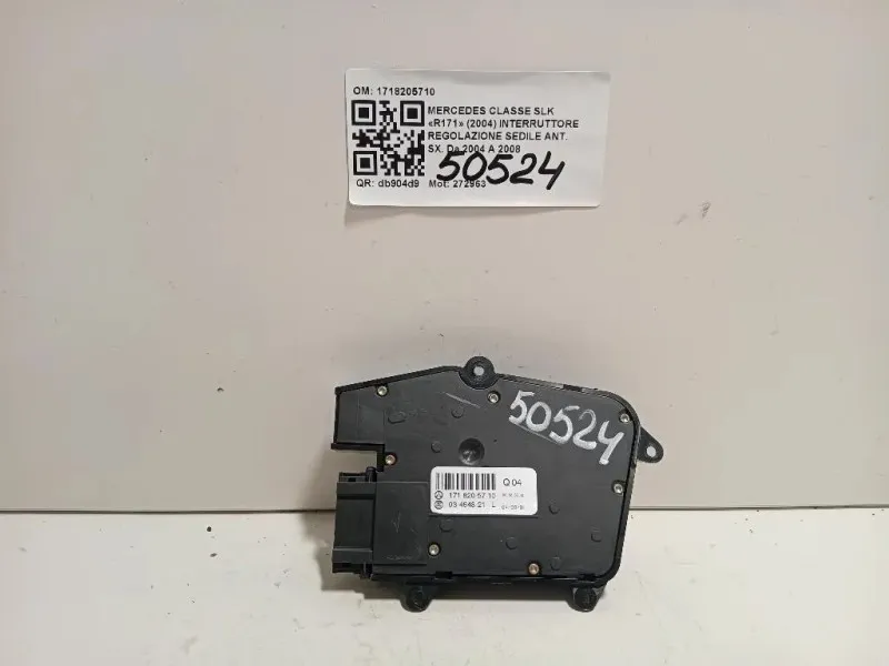 Interruttore Regolazione Sedile ANT SX 1718205710 Mercedes Classe SLK R171 2004