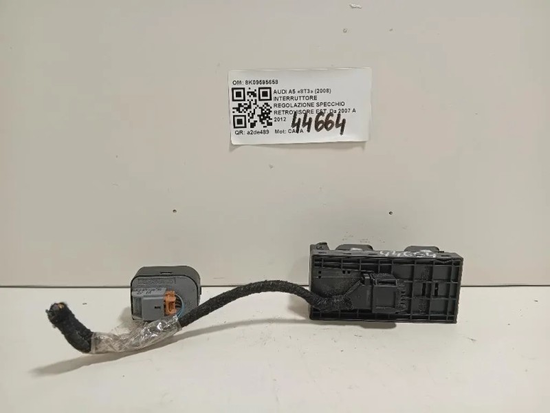 Interruttore Regolazione Specchio Retrovisore EST 8K09595658 Audi A5 8T3 2008