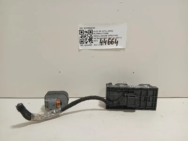 Interruttore Regolazione Specchio Retrovisore EST 8K09595658 Audi A5 8T3 2008