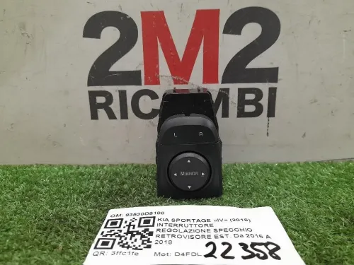 Interruttore Regolazione Specchio Retrovisore EST 93530D9100 Kia Sportage IV 2016