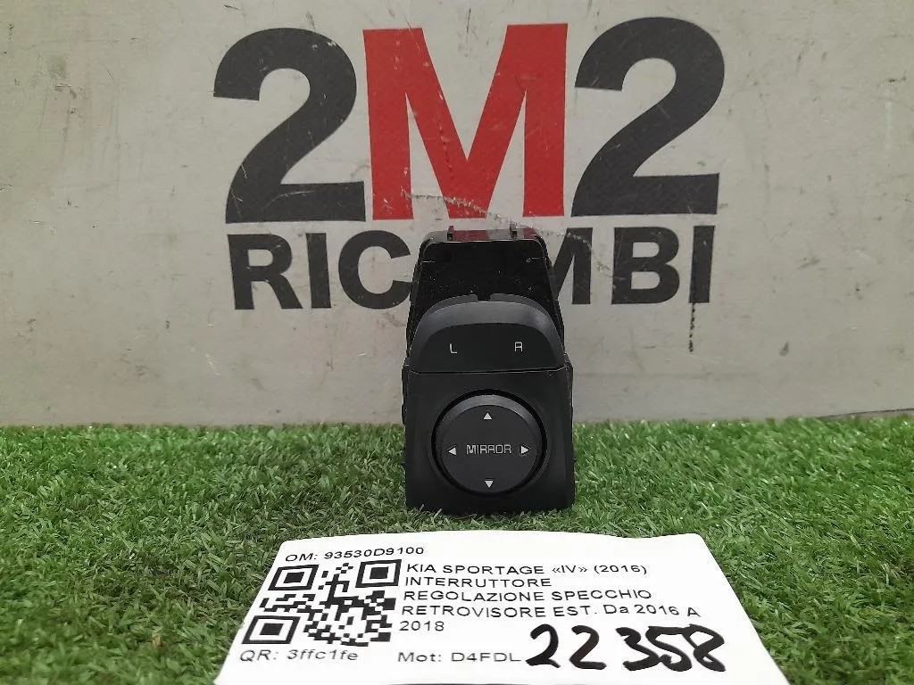 Interruttore Regolazione Specchio Retrovisore EST 93530D9100 Kia Sportage IV 2016