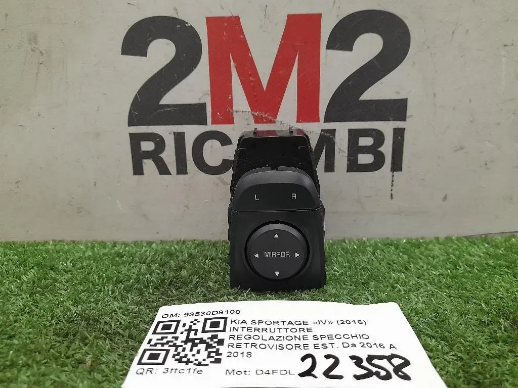 Interruttore Regolazione Specchio Retrovisore EST 93530D9100 Kia Sportage IV 2016