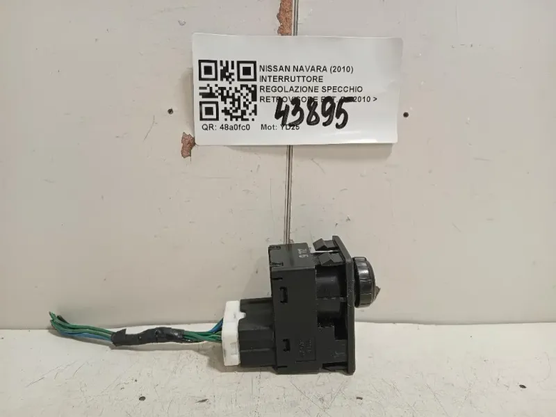 Interruttore Regolazione Specchio Retrovisore EST Nissan Navara 2010