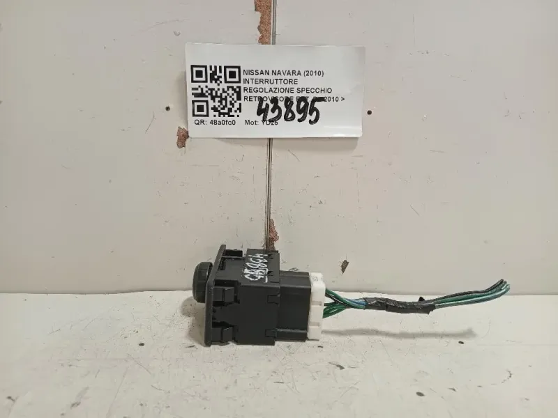 Interruttore Regolazione Specchio Retrovisore EST Nissan Navara 2010