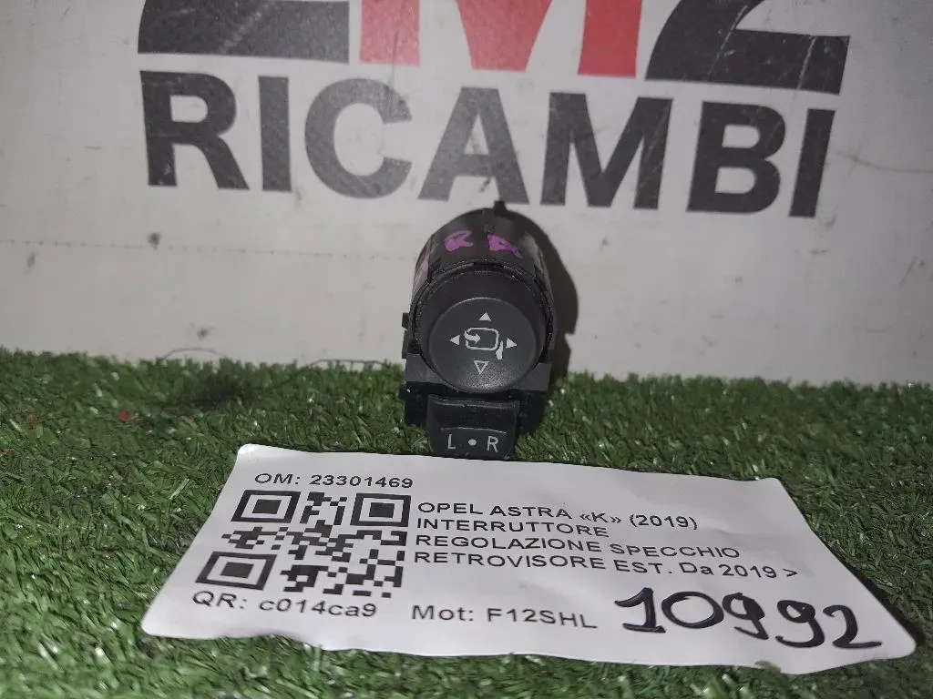 Interruttore Regolazione Specchio Retrovisore EST 23301469 Opel Astra K 2019