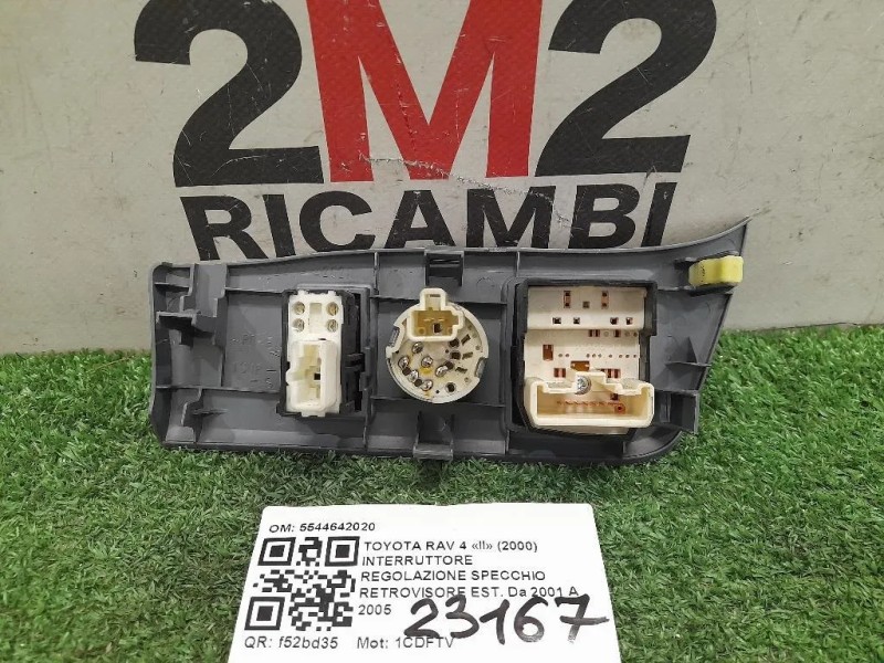 Interruttore Regolazione Specchio Retrovisore EST 5544642020 Toyota RAV 4 II 2000