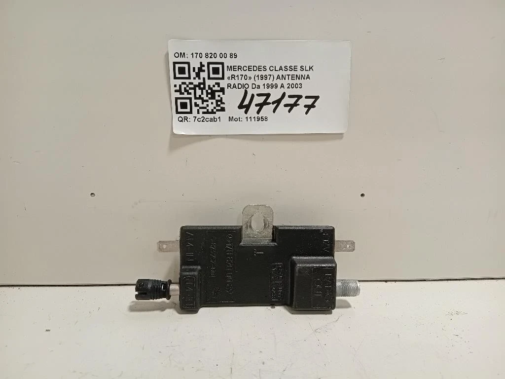 Antenna Radio 170 820 00 89 Mercedes Classe SLK R170 1997