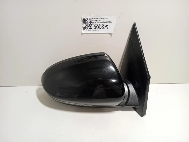 Retrovisore Esterno ANT DX 12 FILI SPECCHIO VETRO Hyundai Tucson II 2015