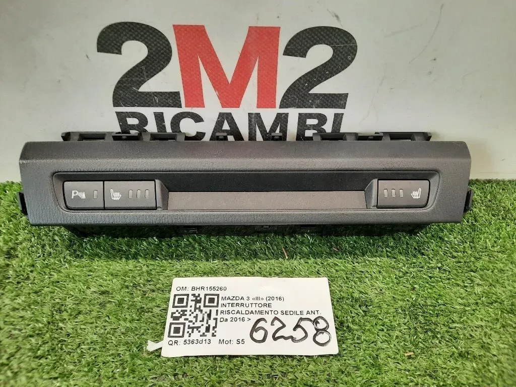 Interruttore Riscaldamento Sedile ANT BHR155260 Mazda 3 III 2016