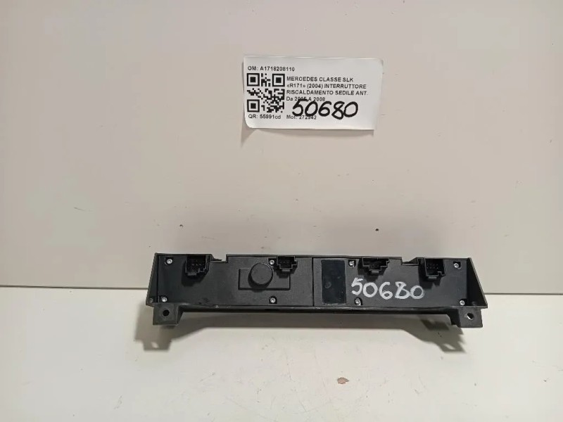 Interruttore Riscaldamento Sedile ANT A1718208110 Mercedes Classe SLK R171 2004