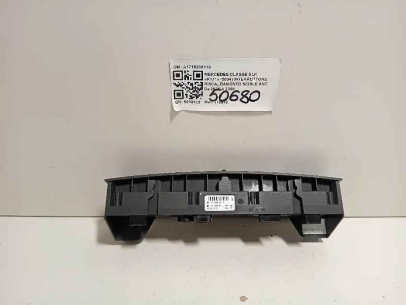 Interruttore Riscaldamento Sedile ANT A1718208110 Mercedes Classe SLK R171 2004