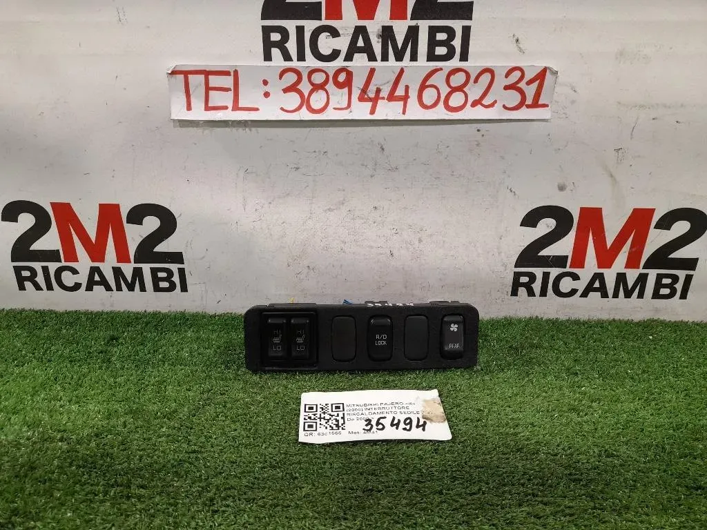 Interruttore Riscaldamento Sedile ANT MB803872 Mitsubishi Pajero III 2000