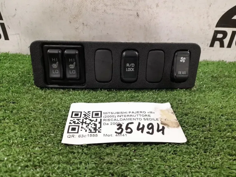 Interruttore Riscaldamento Sedile ANT MB803872 Mitsubishi Pajero III 2000