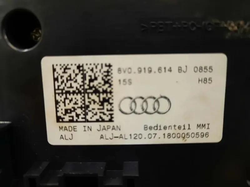 Joystick Modulo Comando Console Centrale 8V0919614BJ Audi A3 8VF Sportback 2016