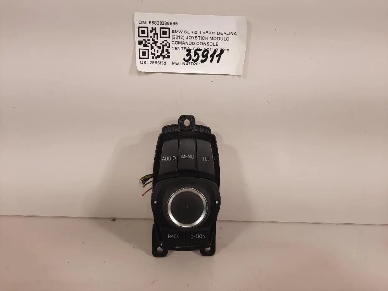 Joystick Modulo Comando Console Centrale 65829286699 Bmw Serie 1 F20 Berlina 2012