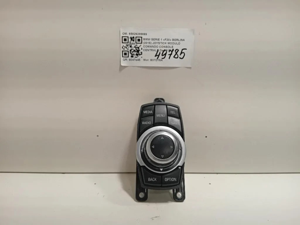 Joystick Modulo Comando Console Centrale 65829286699 Bmw Serie 1 F20 Berlina 2015