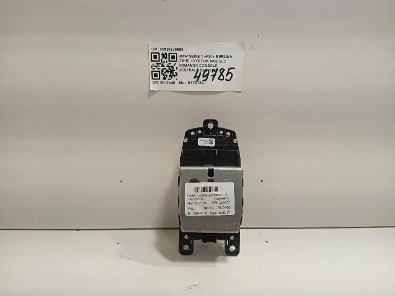 Joystick Modulo Comando Console Centrale 65829286699 Bmw Serie 1 F20 Berlina 2015