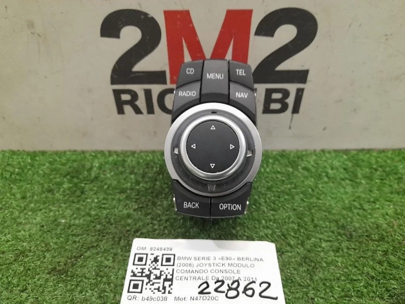 Joystick Modulo Comando Console Centrale 9249439 Bmw Serie 3 E90 Berlina 2005
