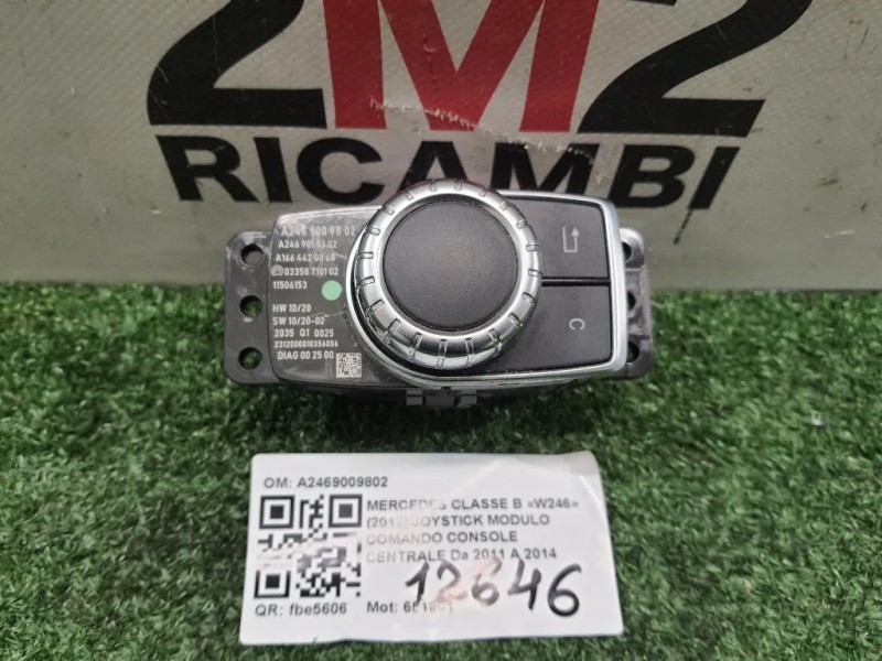 Joystick Modulo Comando Console Centrale A2469009802 Mercedes Classe B W246 2012