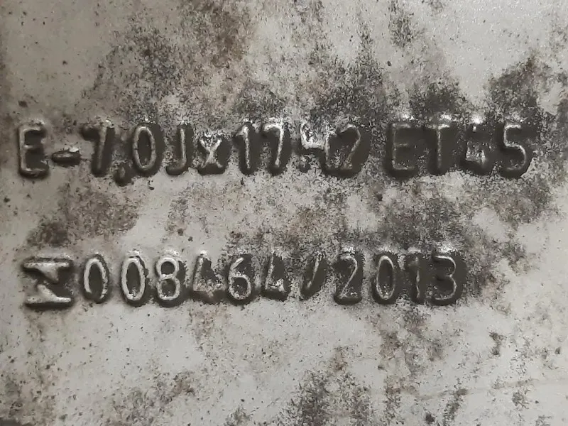 KIT 4 Cerchi 81A 601 025 B Audi Q2 GAB 2016