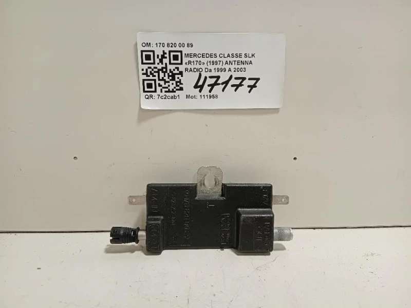 Antenna Radio 170 820 00 89 Mercedes Classe SLK R170 1997