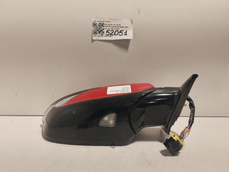 Retrovisore Esterno ANT DX 20435146 10 FILE Kia CEED III 2018