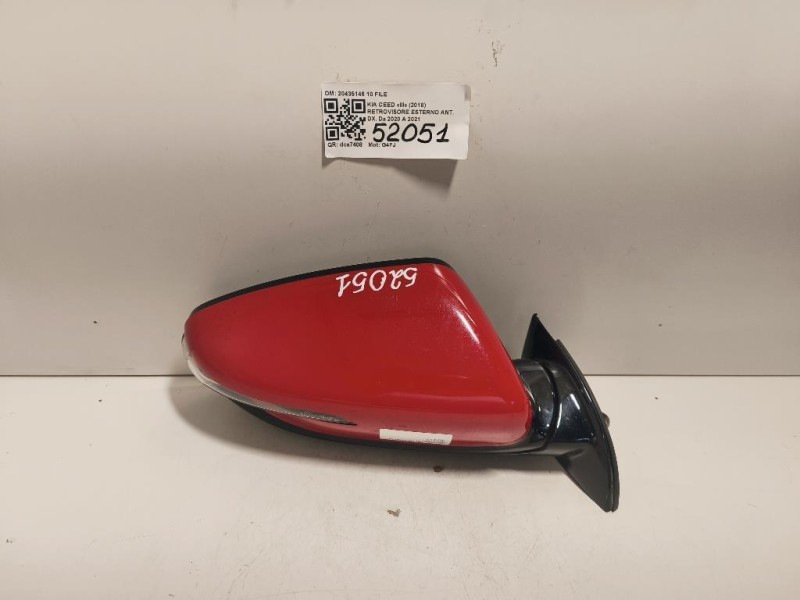 Retrovisore Esterno ANT DX 20435146 10 FILE Kia CEED III 2018